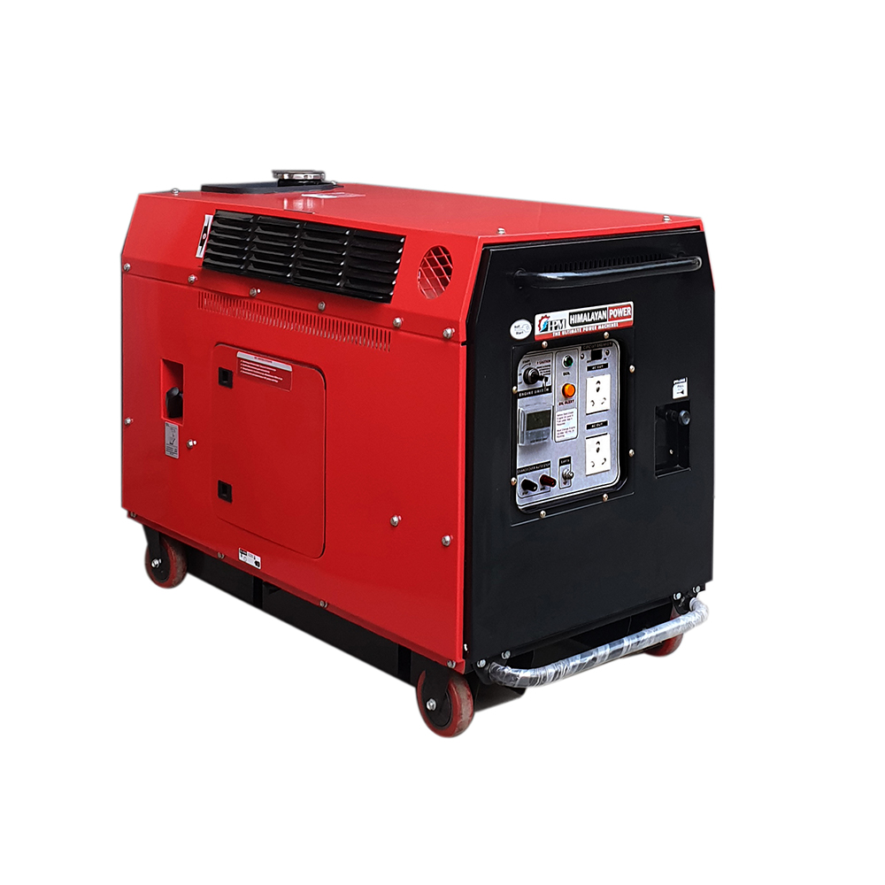 7 KVA Generator, Model Silent GE-7500PS, Petrol Run, Recoil & Self Start